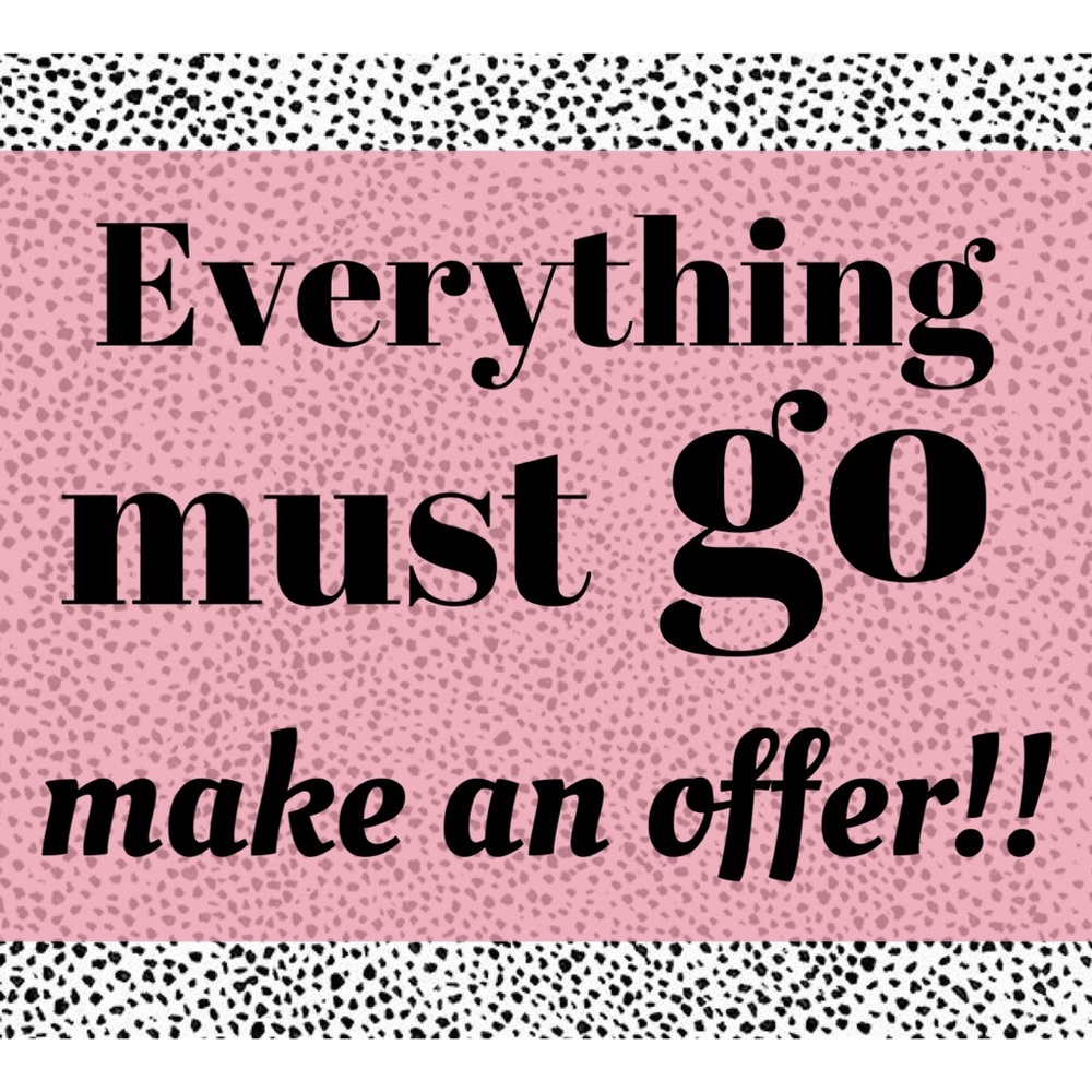 Feel Free to make an offer!! Like and Share!! ❤️